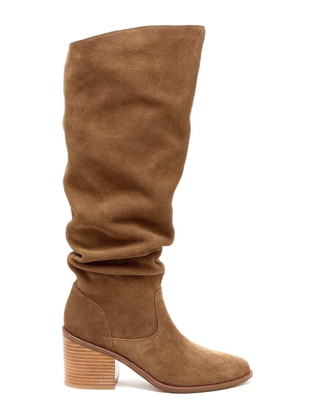 KELSI DAGGER BROOKLYN EASTON SUEDE SLOUCHY BOOTS IN ARMADILLO BROWN 6.5